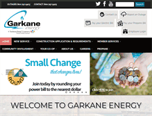 Tablet Screenshot of garkaneenergy.com